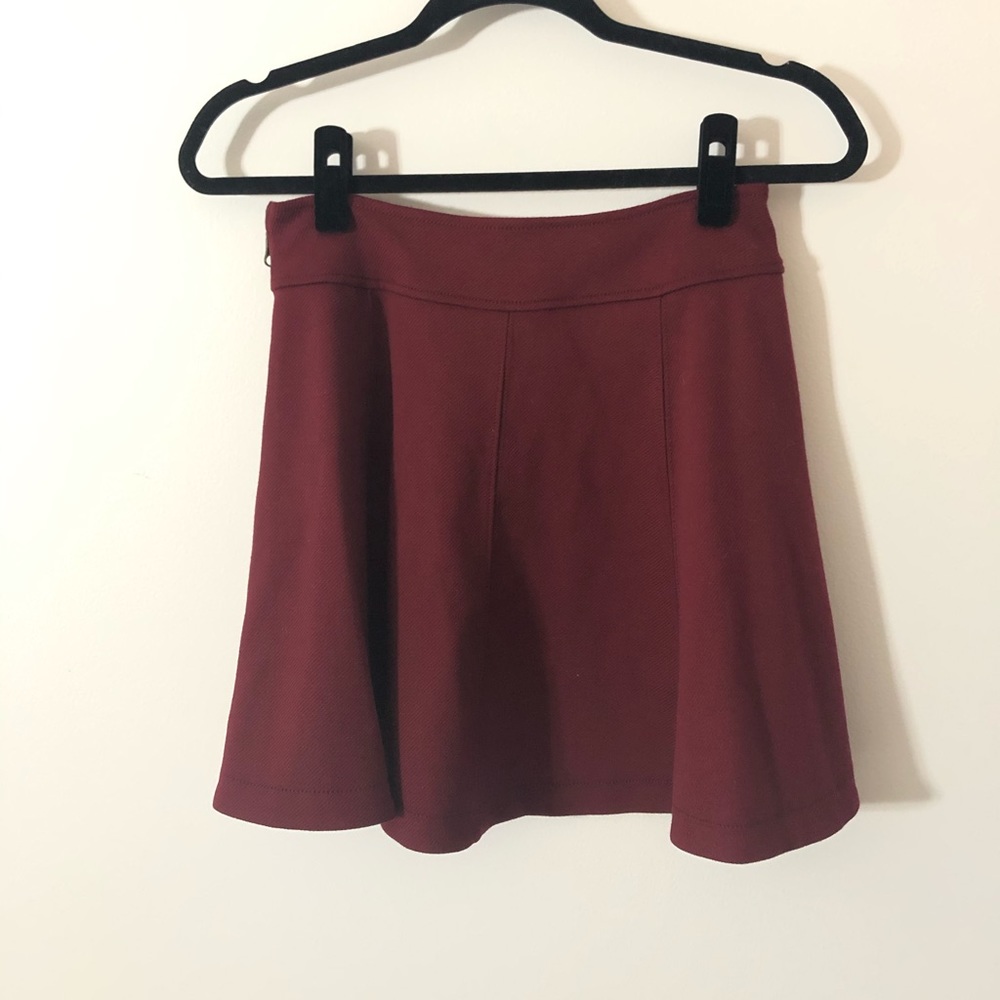 urban outfitters maroon skirt
